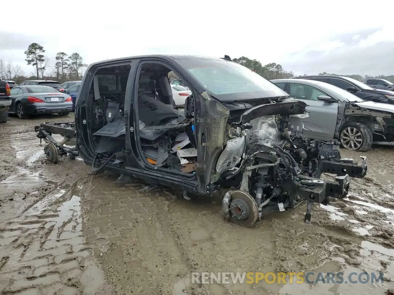 4 Фотография поврежденного автомобиля 3GTP8FED4MG350075 GMC SIERRA 2021