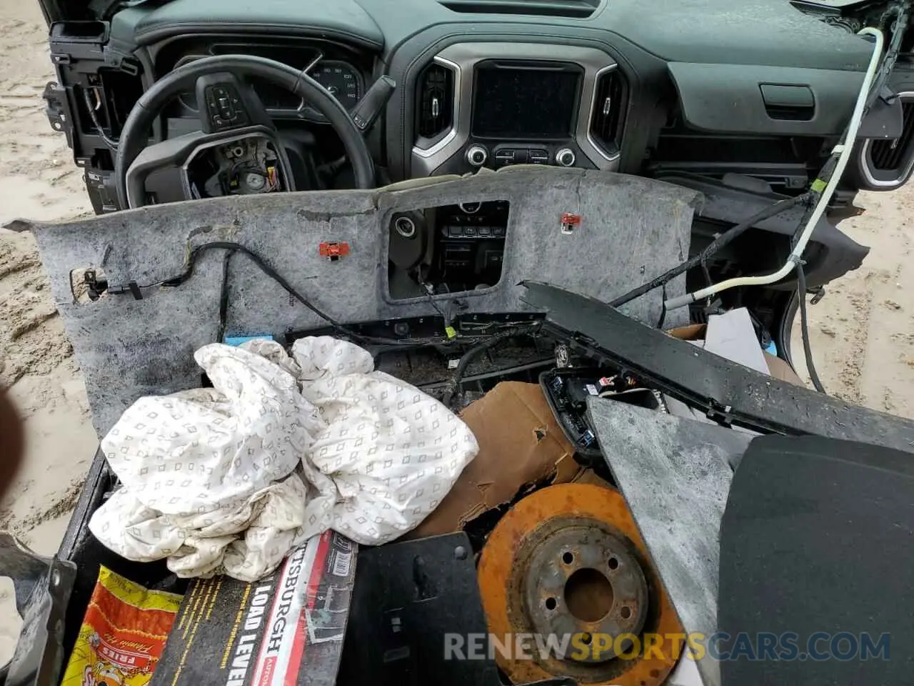 8 Фотография поврежденного автомобиля 3GTP8FED4MG350075 GMC SIERRA 2021