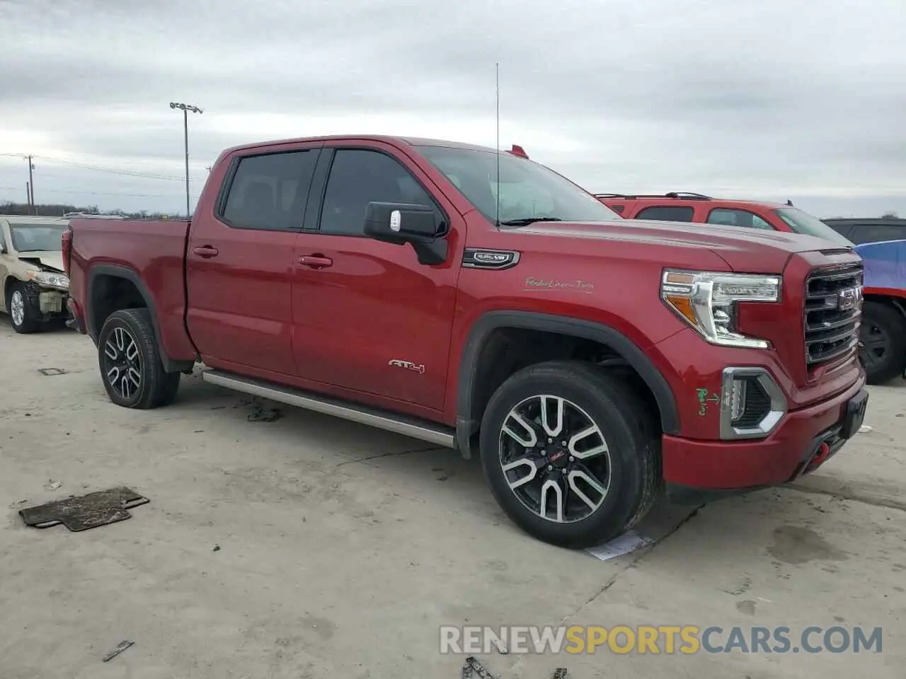 4 Photograph of a damaged car 3GTP9EED1MG431249 GMC SIERRA 2021