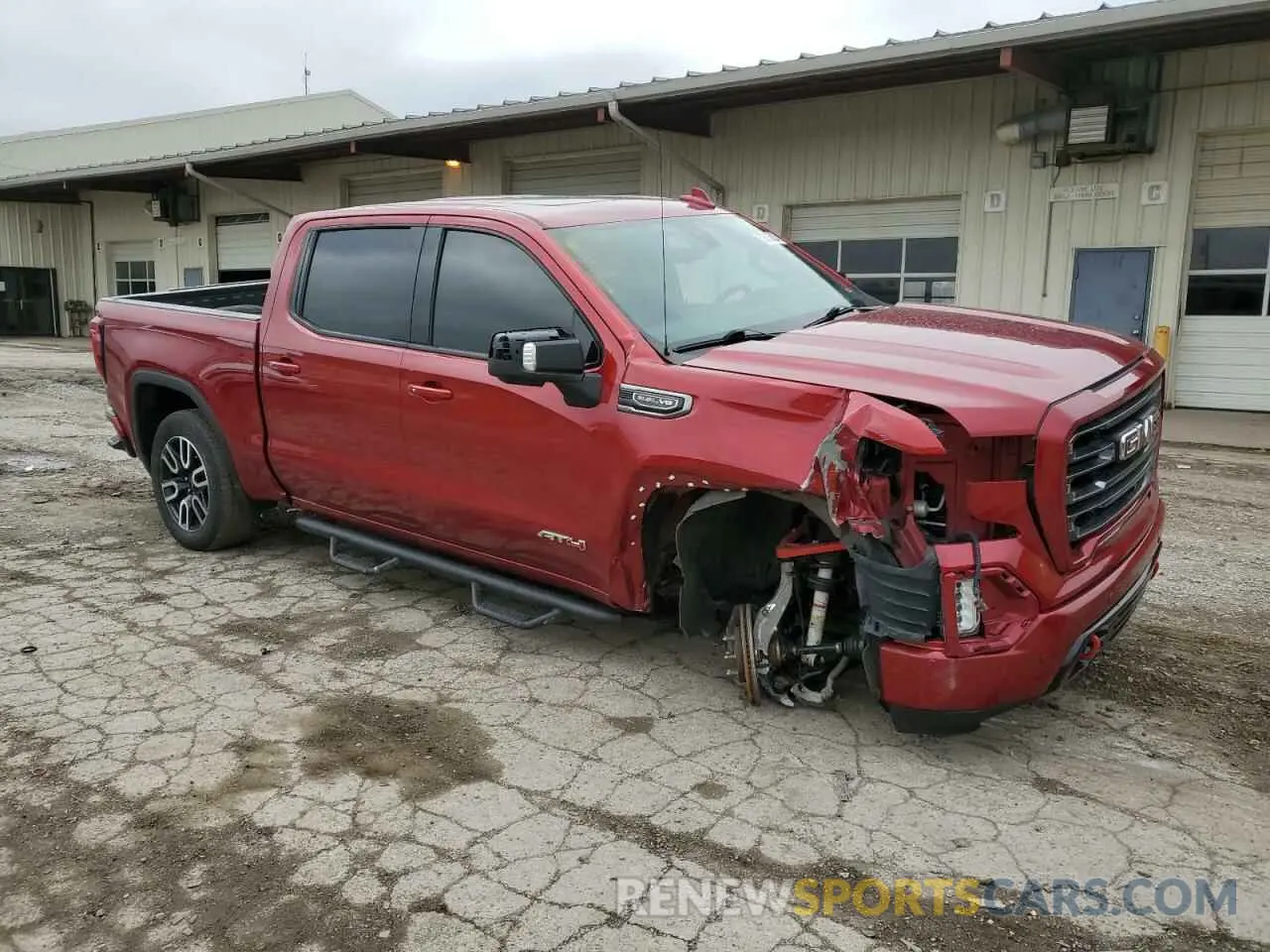4 Фотография поврежденного автомобиля 3GTP9EED7MG306210 GMC SIERRA 2021
