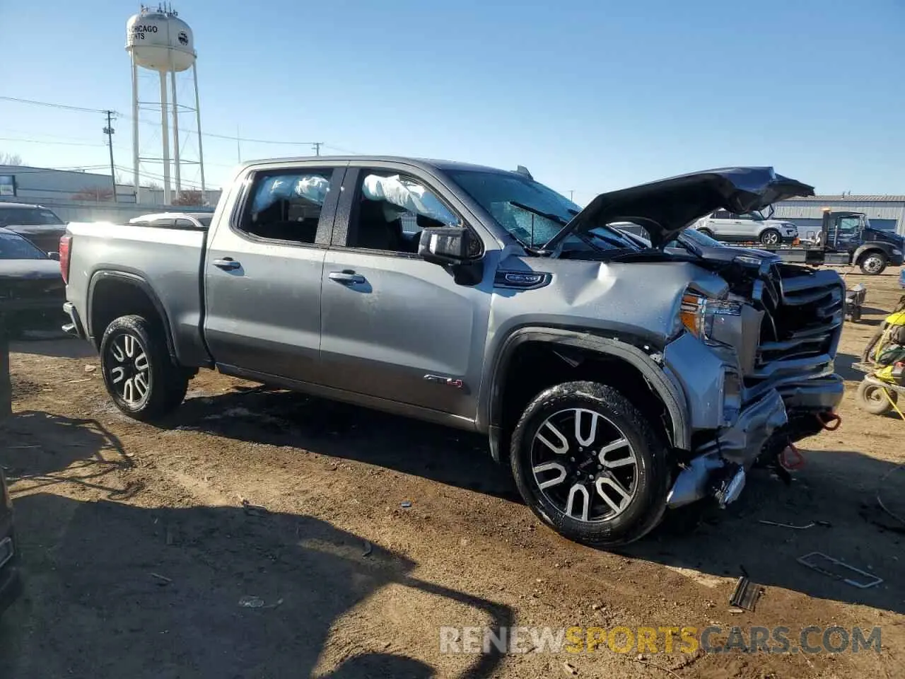 4 Photograph of a damaged car 3GTP9EED7MG393901 GMC SIERRA 2021