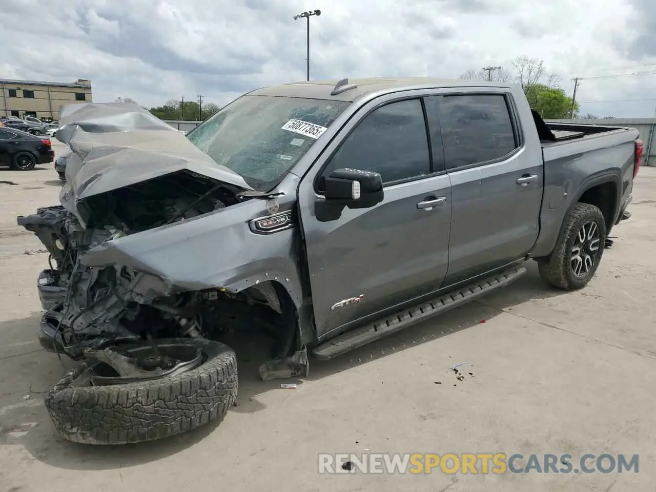 1 Photograph of a damaged car 3GTP9EEL1MG160314 GMC SIERRA 2021