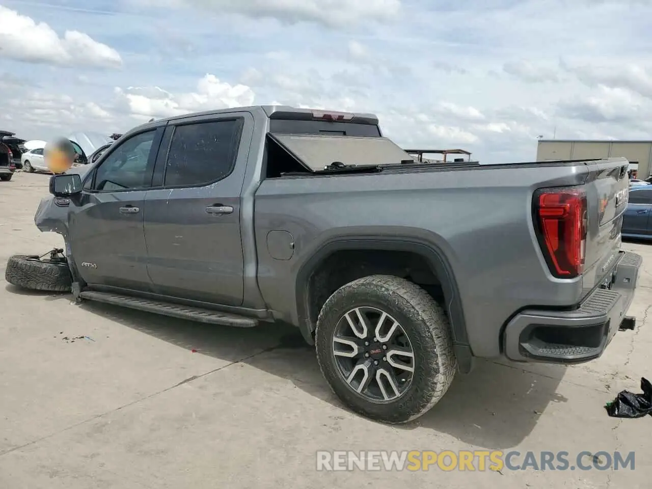 2 Photograph of a damaged car 3GTP9EEL1MG160314 GMC SIERRA 2021