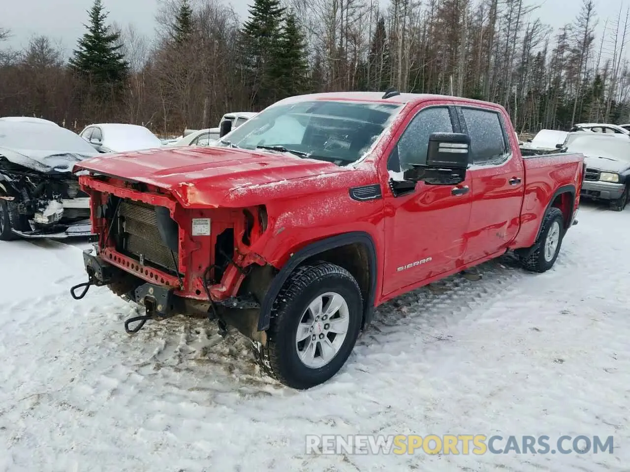 1 Фотография поврежденного автомобиля 3GTU9AEF3MG105353 GMC SIERRA 2021