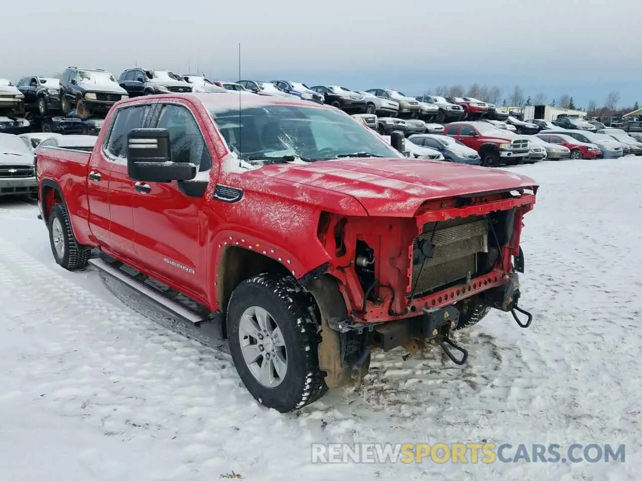 4 Фотография поврежденного автомобиля 3GTU9AEF3MG105353 GMC SIERRA 2021