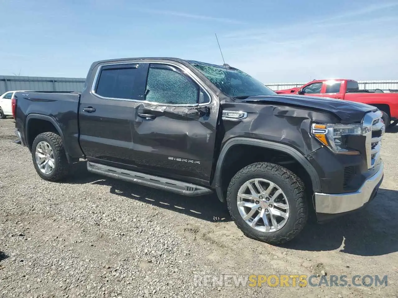4 Фотография поврежденного автомобиля 3GTU9BET8MG166094 GMC SIERRA 2021