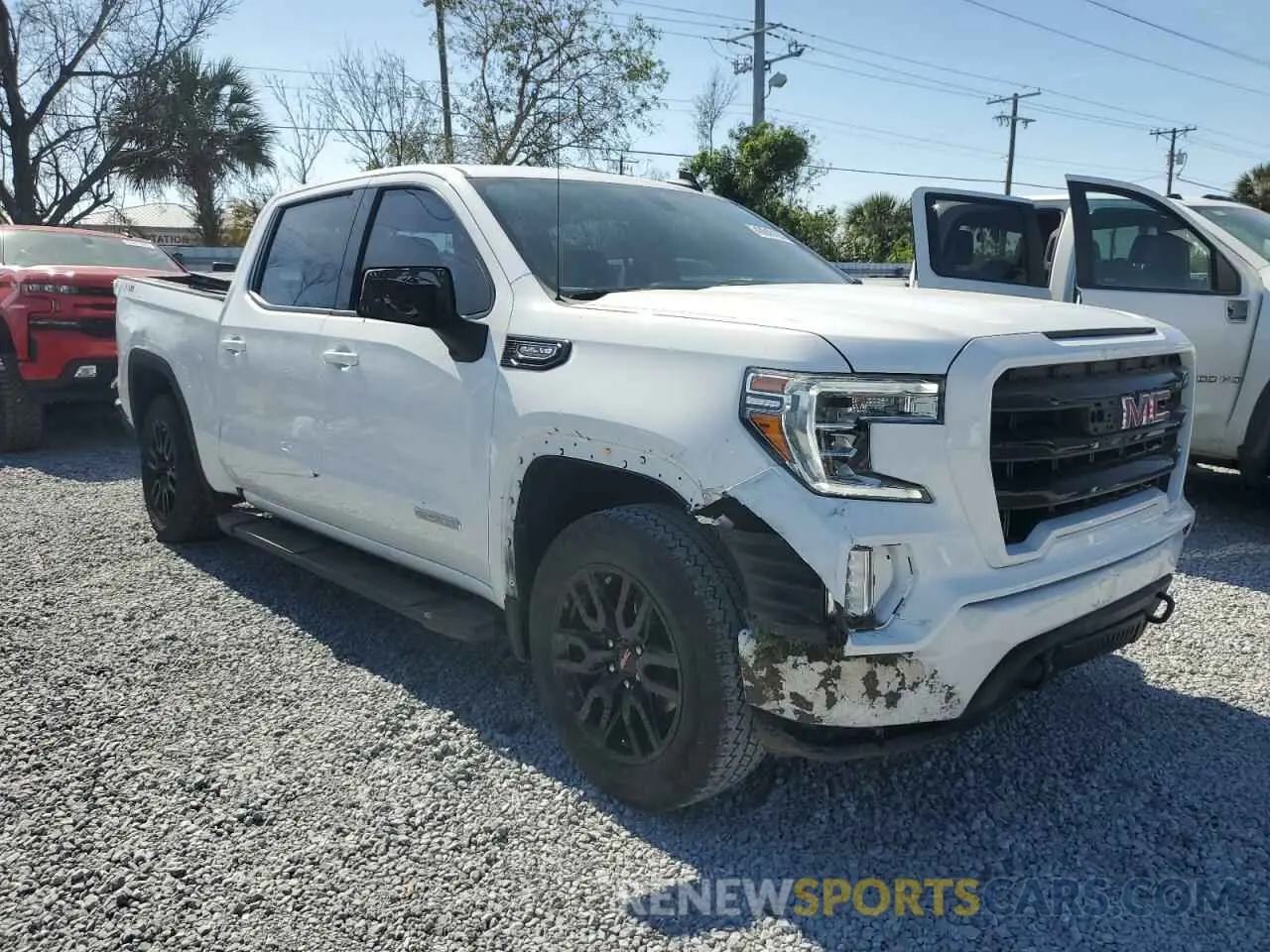 4 Фотография поврежденного автомобиля 3GTU9CED2MG481021 GMC SIERRA 2021