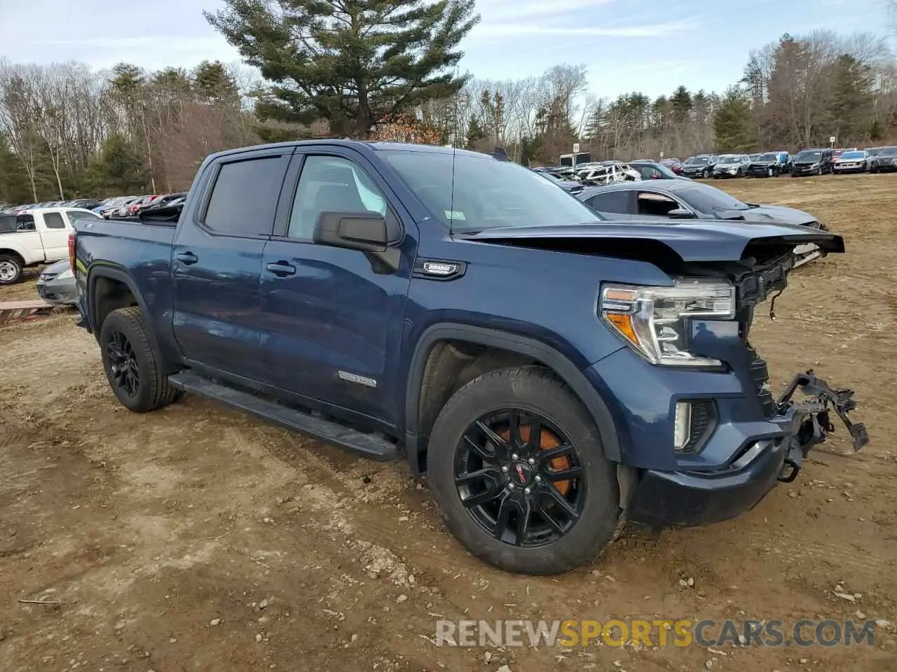 4 Фотография поврежденного автомобиля 3GTU9CET5MG361186 GMC SIERRA 2021