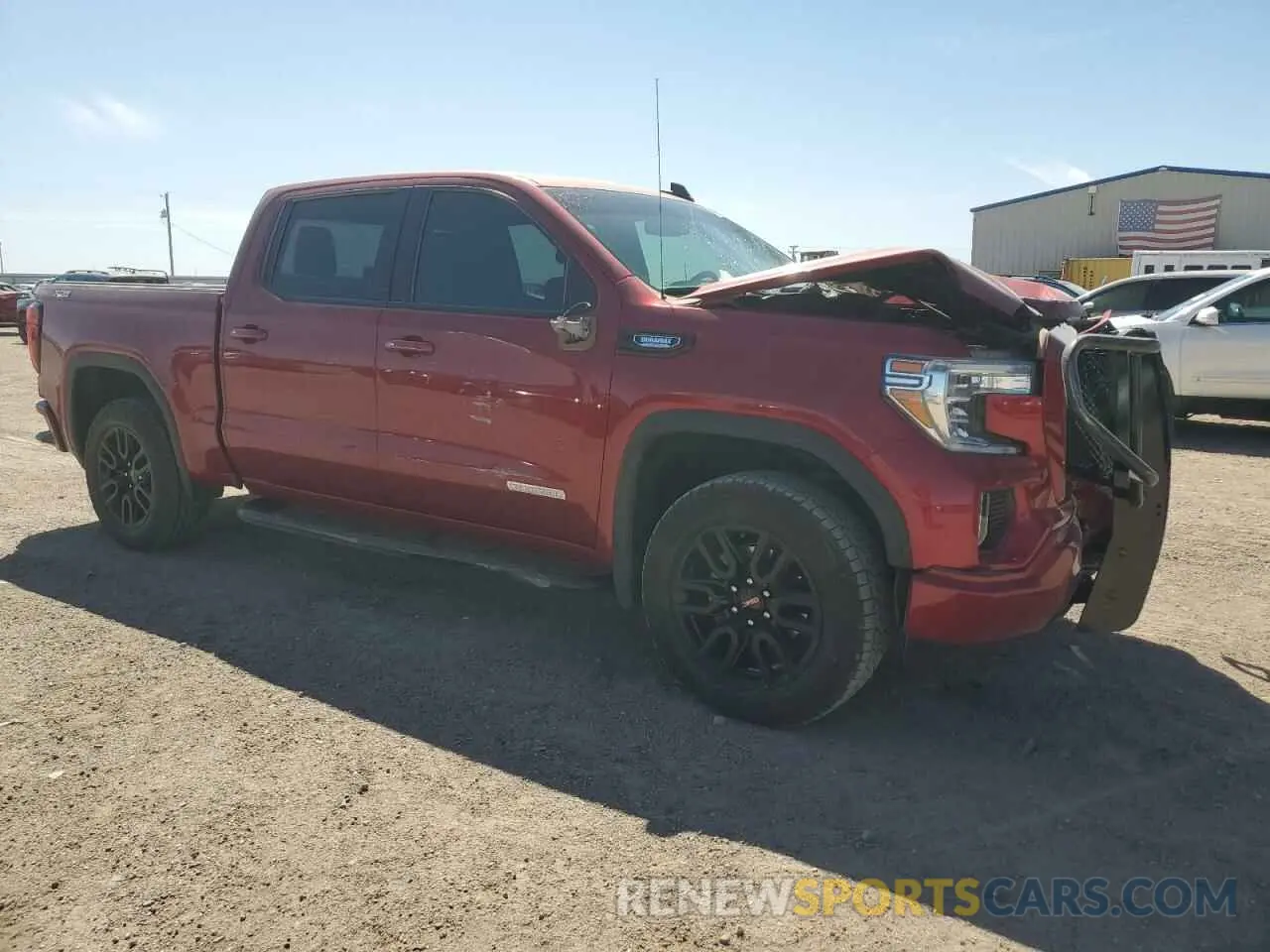 4 Фотография поврежденного автомобиля 3GTU9CET9MG345332 GMC SIERRA 2021