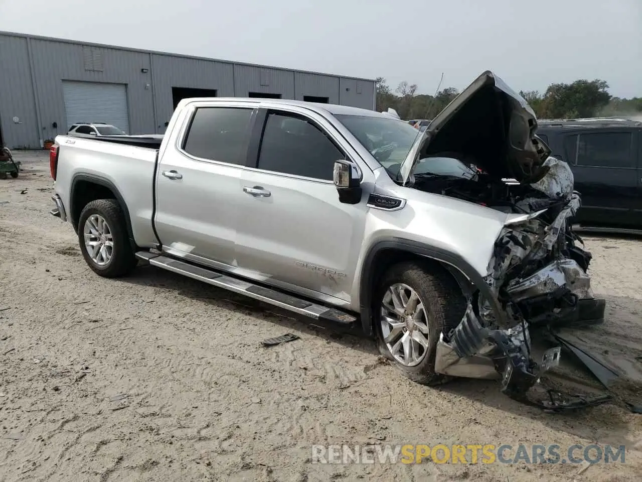 4 Фотография поврежденного автомобиля 3GTU9DED3MG224102 GMC SIERRA 2021