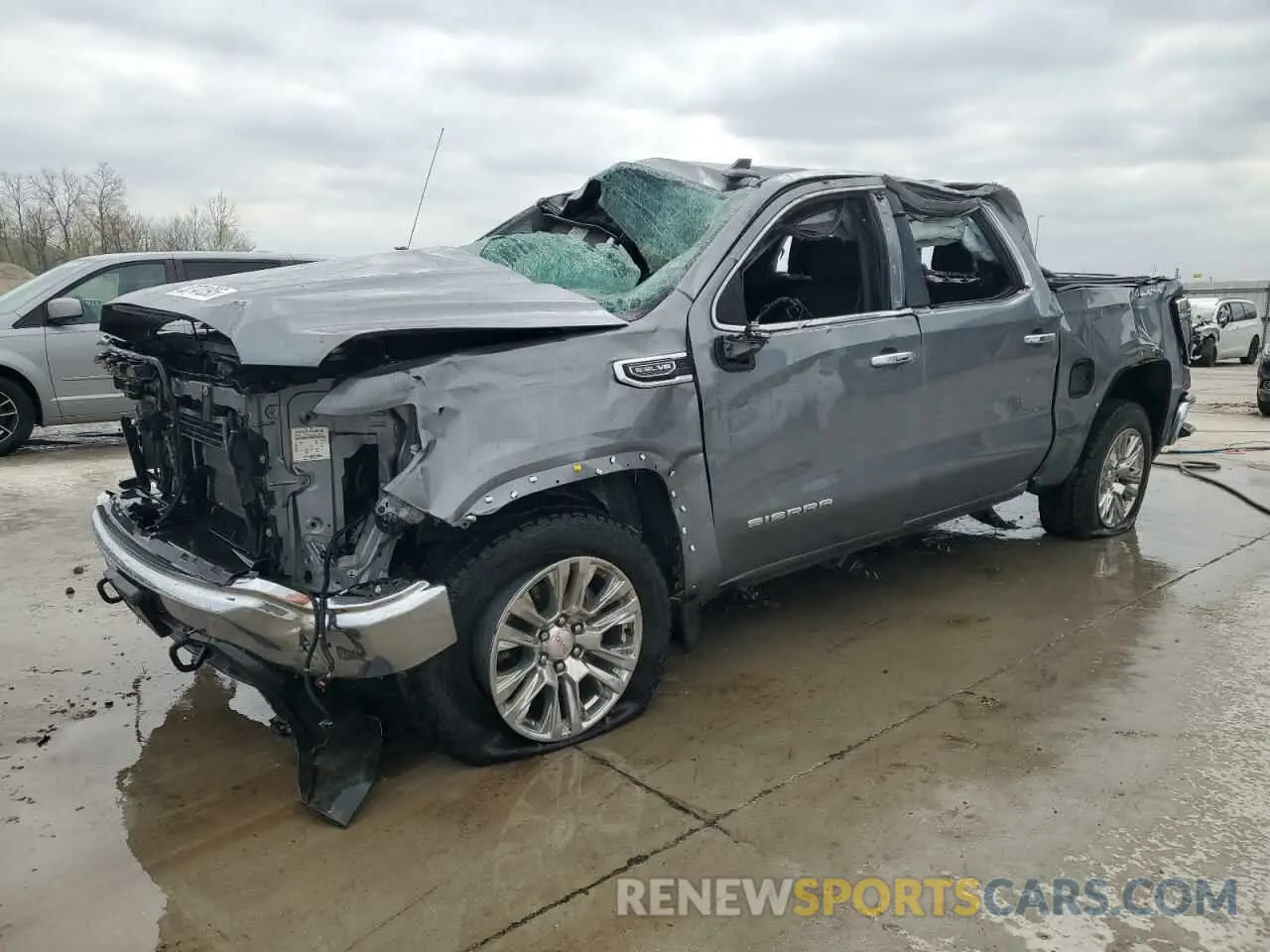 1 Фотография поврежденного автомобиля 3GTU9DED3MG483415 GMC SIERRA 2021