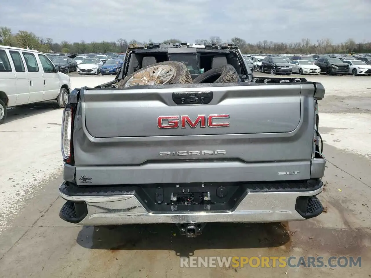 6 Фотография поврежденного автомобиля 3GTU9DED3MG483415 GMC SIERRA 2021
