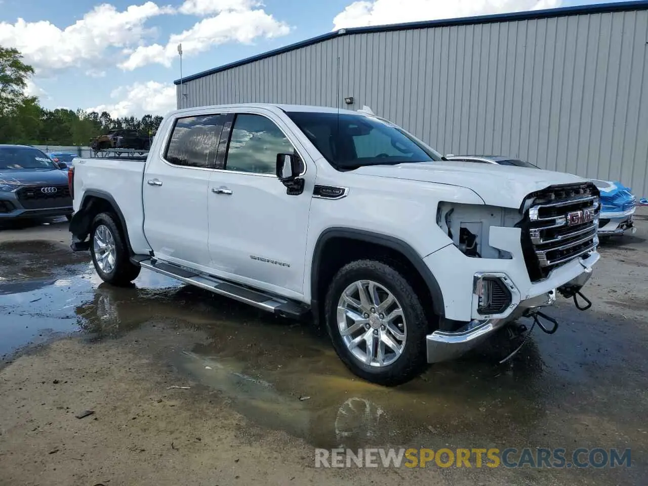 4 Фотография поврежденного автомобиля 3GTU9DED4MG235979 GMC SIERRA 2021