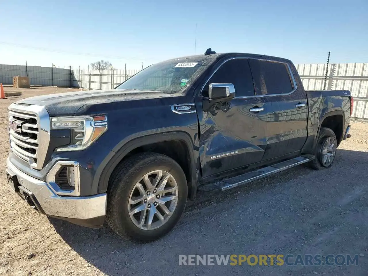 1 Photograph of a damaged car 3GTU9DED5MG124860 GMC SIERRA 2021
