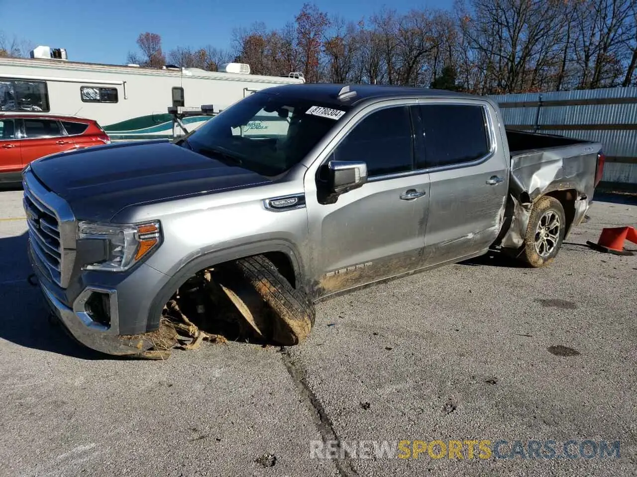 1 Фотография поврежденного автомобиля 3GTU9DED7MG359633 GMC SIERRA 2021