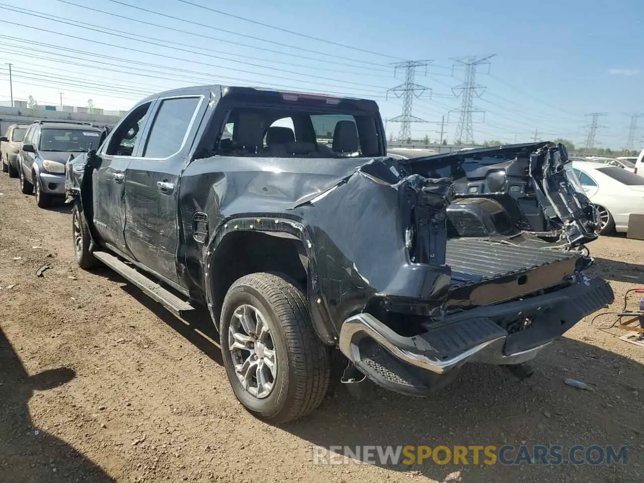 2 Photograph of a damaged car 3GTU9DED8MG435117 GMC SIERRA 2021