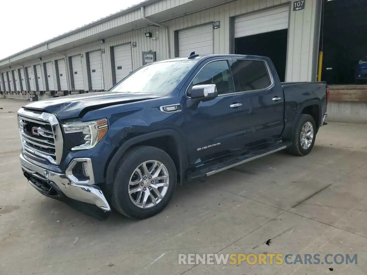 1 Photograph of a damaged car 3GTU9DET5MG216851 GMC SIERRA 2021
