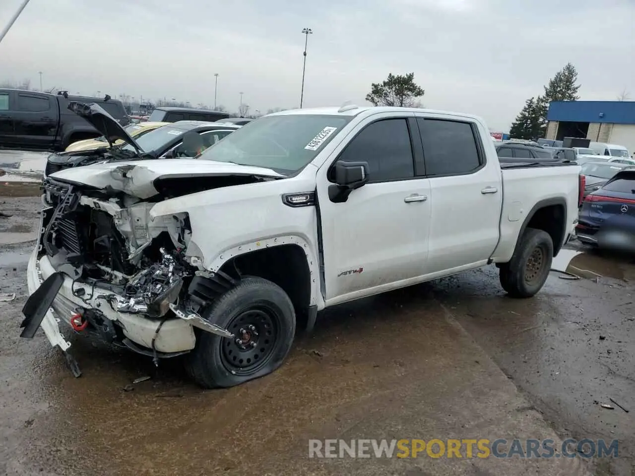 1 Фотография поврежденного автомобиля 3GTU9EET0MG445931 GMC SIERRA 2021