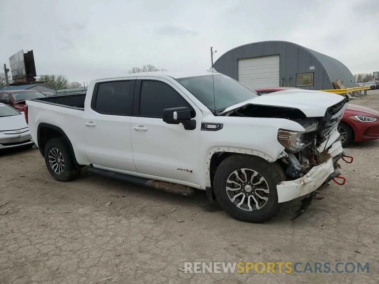 4 Фотография поврежденного автомобиля 3GTU9EETXMG258809 GMC SIERRA 2021