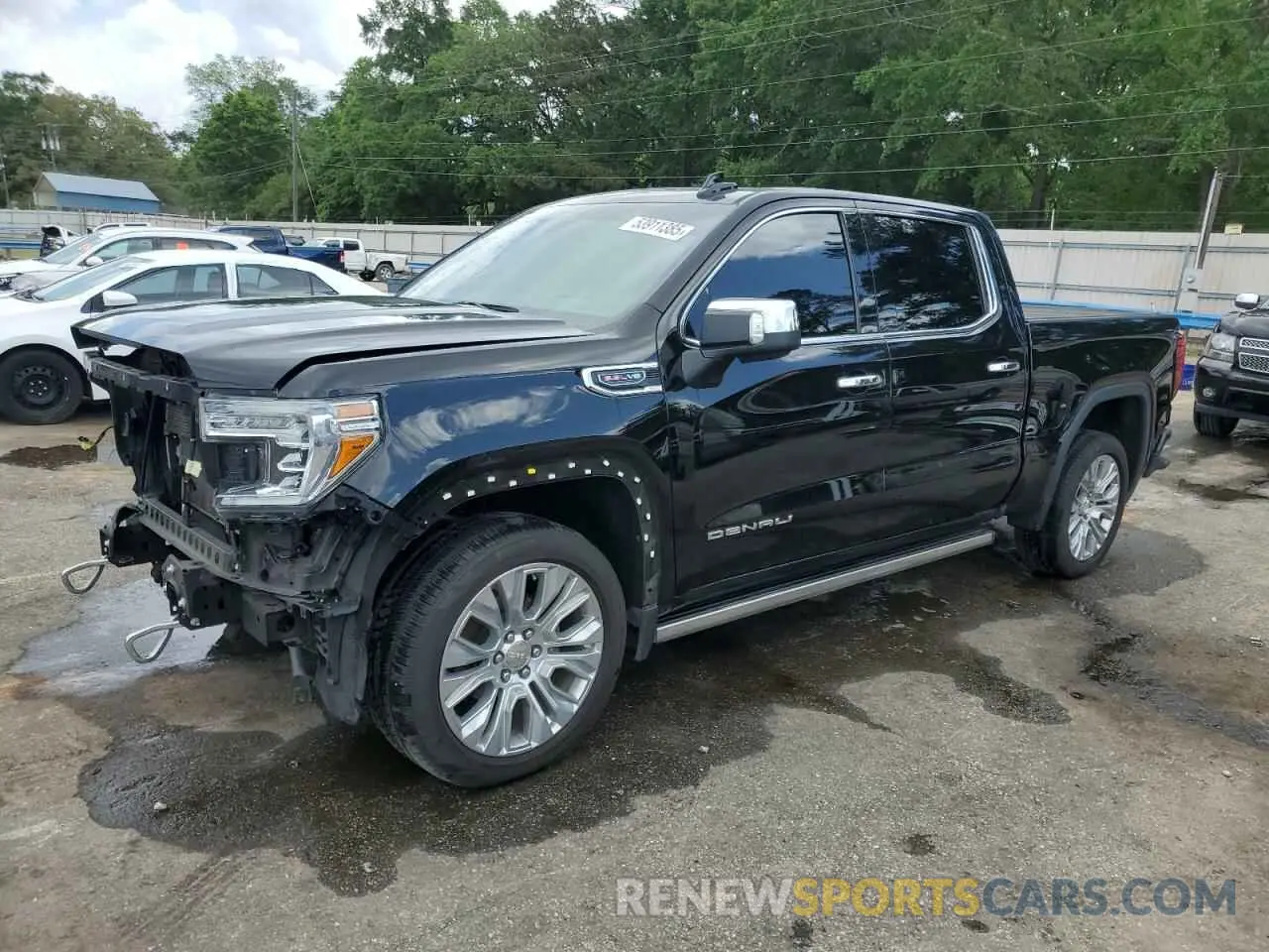 1 Photograph of a damaged car 3GTU9FEL4MG299569 GMC SIERRA 2021