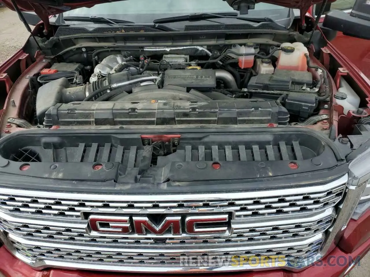 11 Фотография поврежденного автомобиля 1GT19REYXNF211711 GMC SIERRA 2022