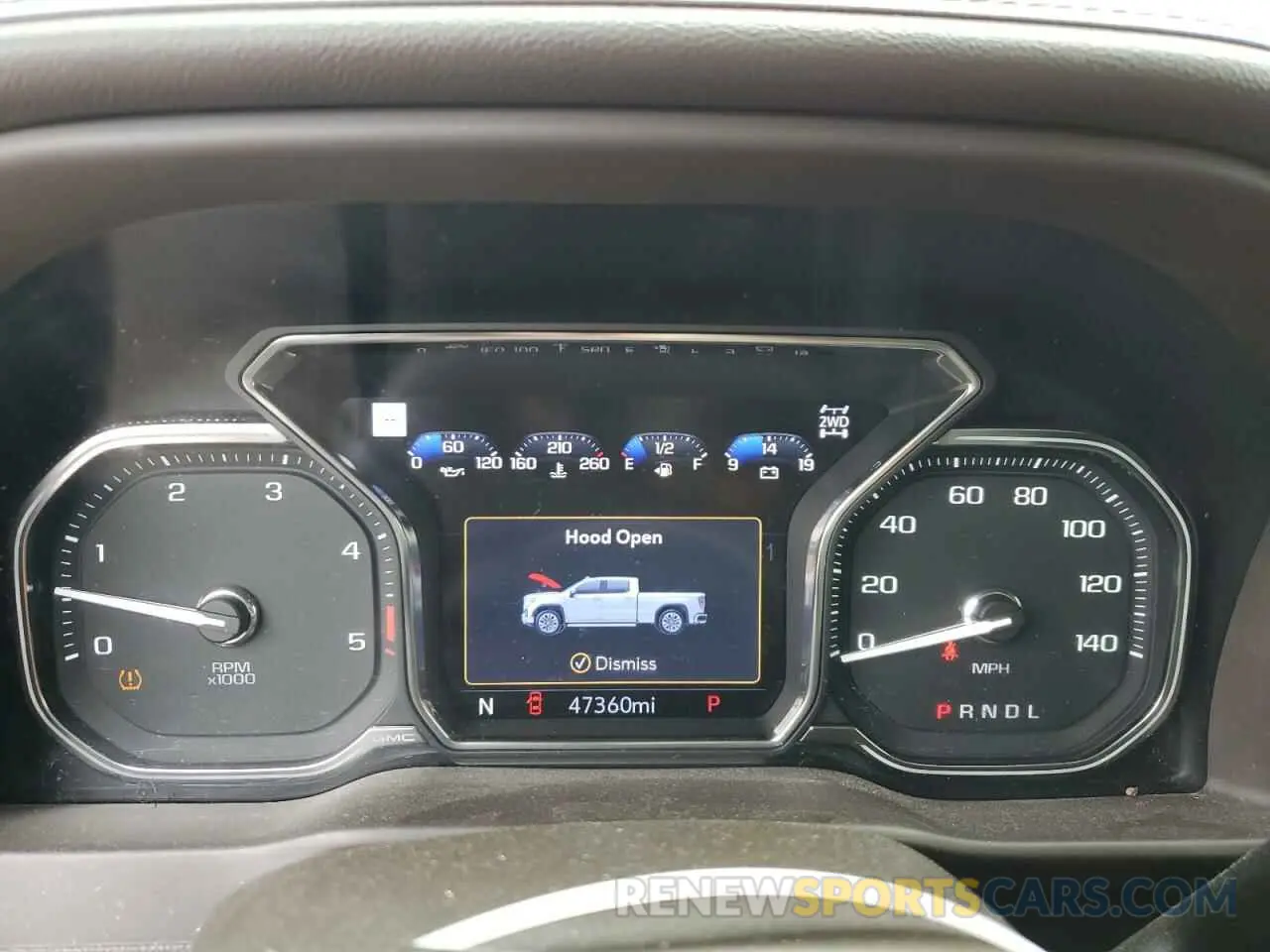 9 Фотография поврежденного автомобиля 1GT19REYXNF211711 GMC SIERRA 2022