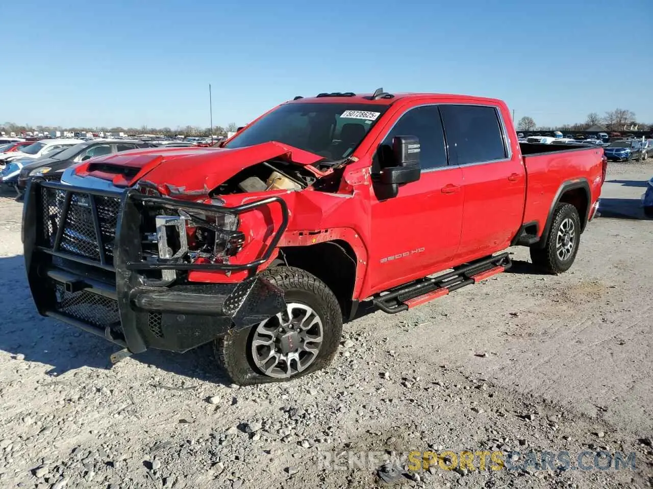 1 Photograph of a damaged car 1GT49ME78NF223380 GMC SIERRA 2022