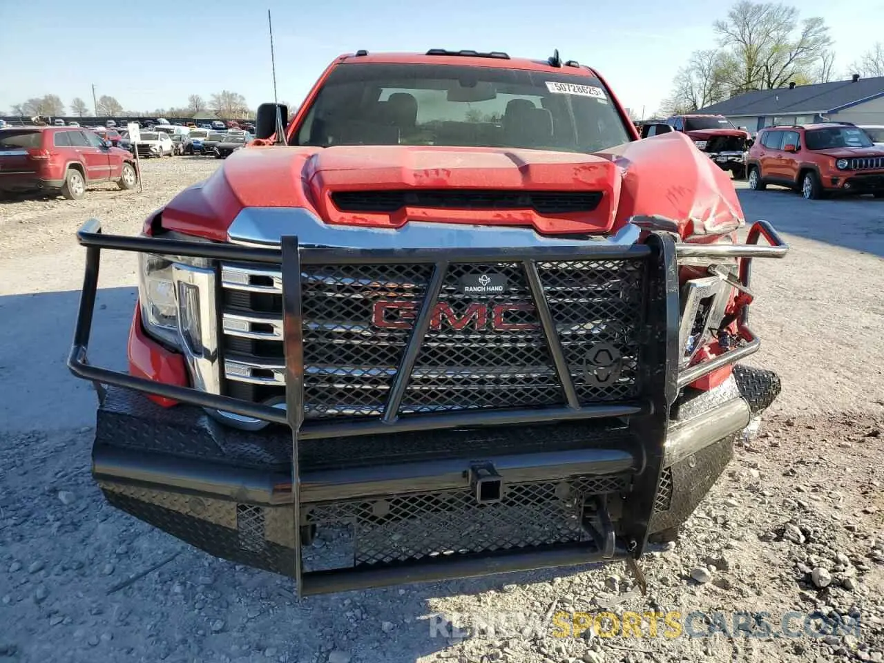 5 Photograph of a damaged car 1GT49ME78NF223380 GMC SIERRA 2022