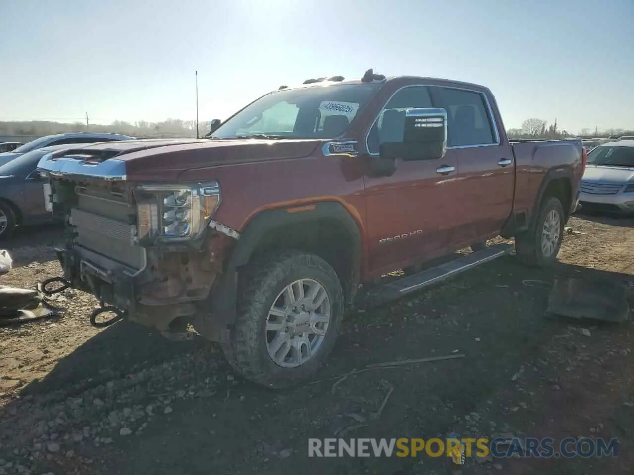 1 Photograph of a damaged car 1GT49NEYXNF311264 GMC SIERRA 2022
