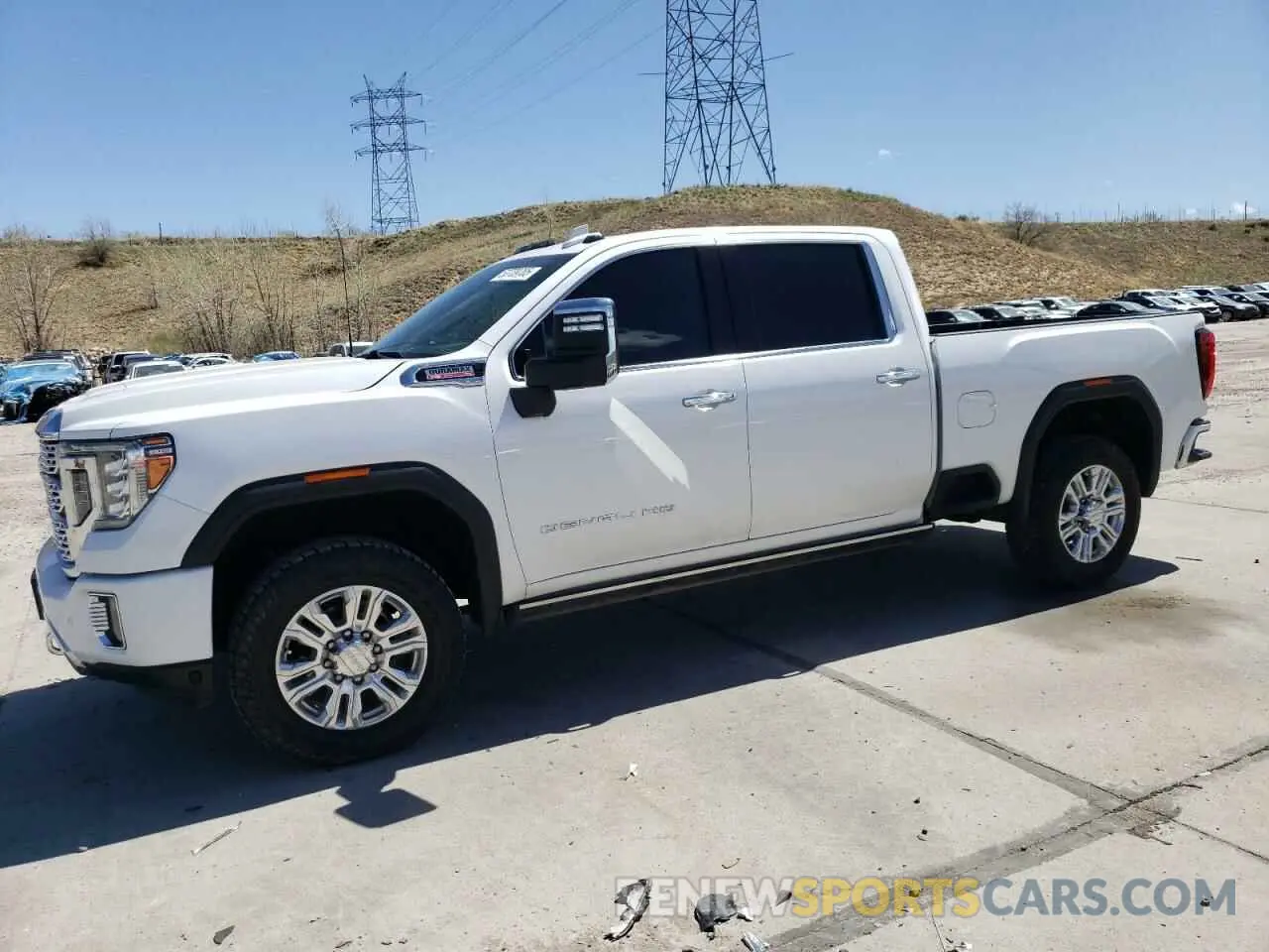 1 Photograph of a damaged car 1GT49REY4NF206467 GMC SIERRA 2022