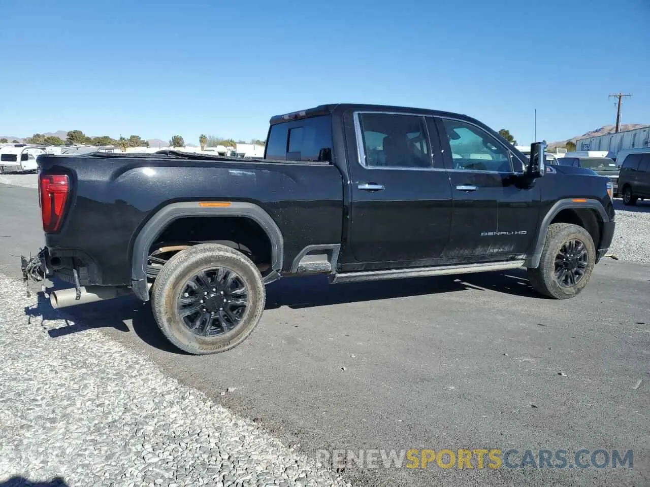 3 Photograph of a damaged car 1GT49WEY1NF120211 GMC SIERRA 2022