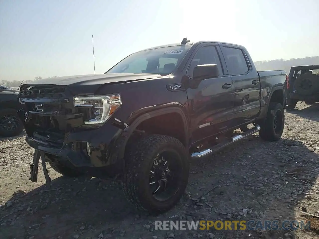 1 Фотография поврежденного автомобиля 1GTU9CED0NZ133543 GMC SIERRA 2022