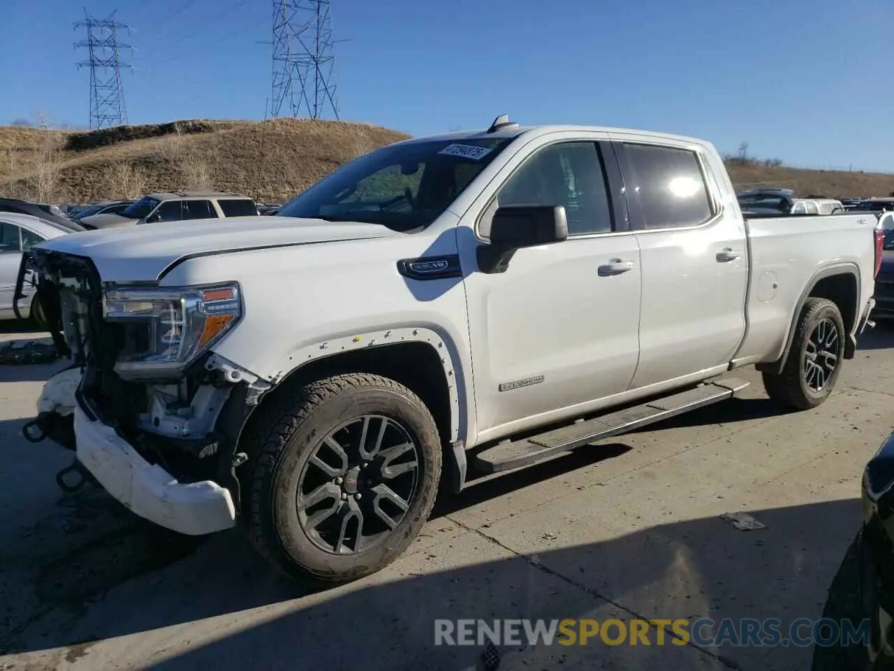 1 Photograph of a damaged car 1GTU9CED6NZ109084 GMC SIERRA 2022