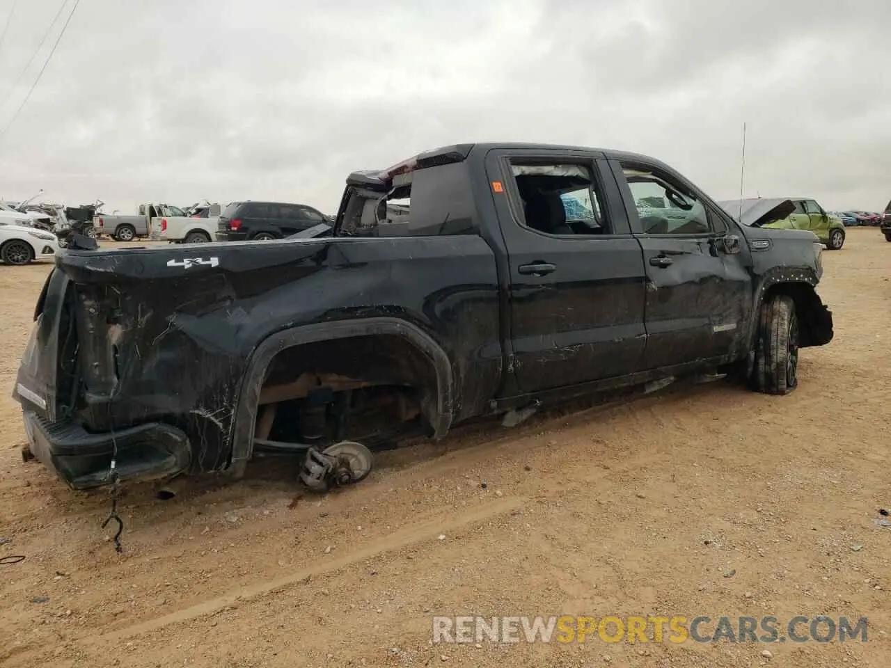 3 Фотография поврежденного автомобиля 1GTUUCED9NZ533048 GMC SIERRA 2022