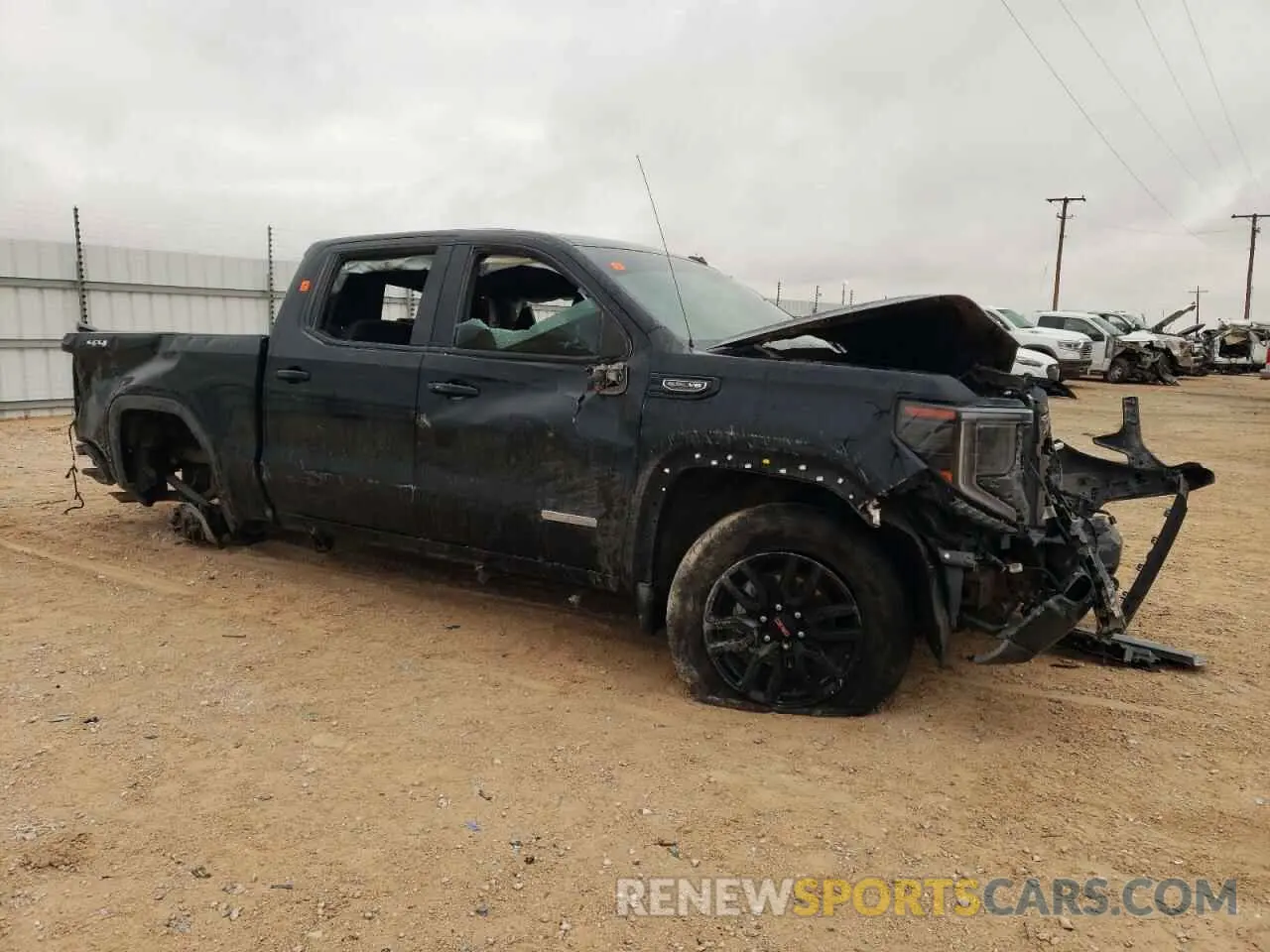 4 Фотография поврежденного автомобиля 1GTUUCED9NZ533048 GMC SIERRA 2022