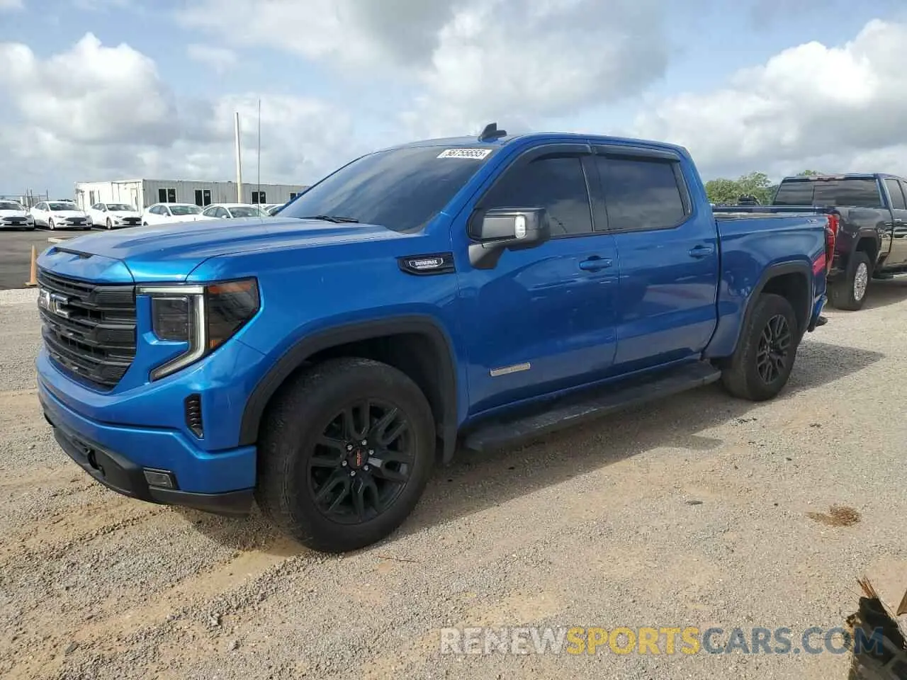 1 Photograph of a damaged car 1GTUUCET9NZ527998 GMC SIERRA 2022