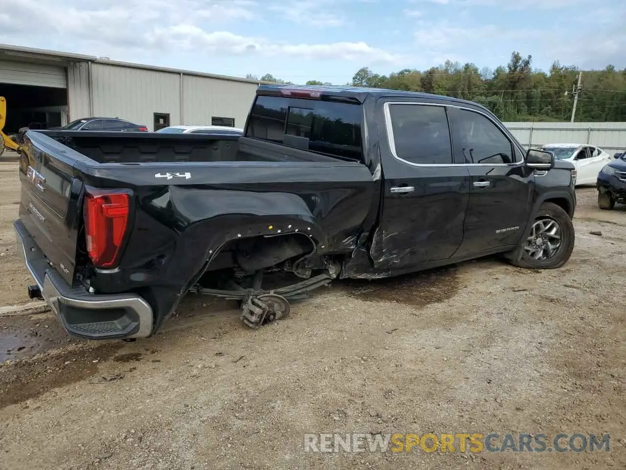 3 Photograph of a damaged car 1GTUUDED0NZ623274 GMC SIERRA 2022
