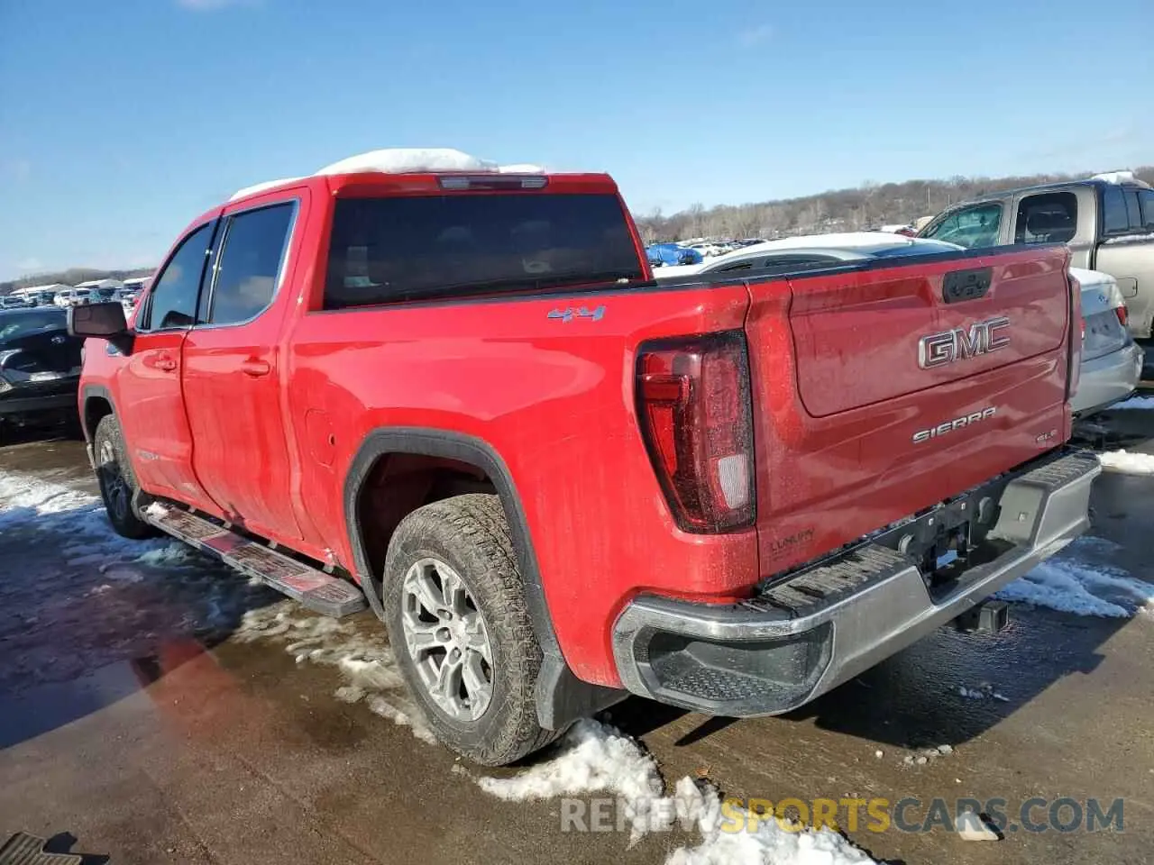 2 Photograph of a damaged car 3GTPUBEKXNG550897 GMC SIERRA 2022
