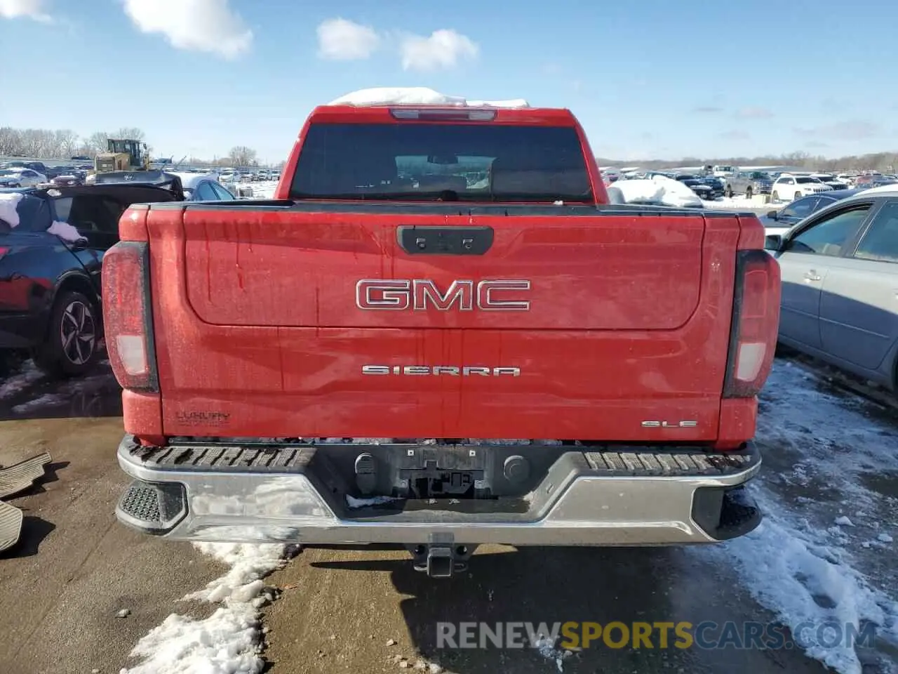 6 Photograph of a damaged car 3GTPUBEKXNG550897 GMC SIERRA 2022