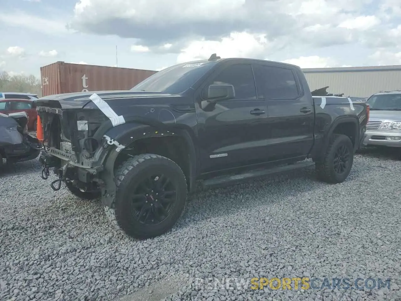 1 Photograph of a damaged car 3GTPUCEK9NG544014 GMC SIERRA 2022