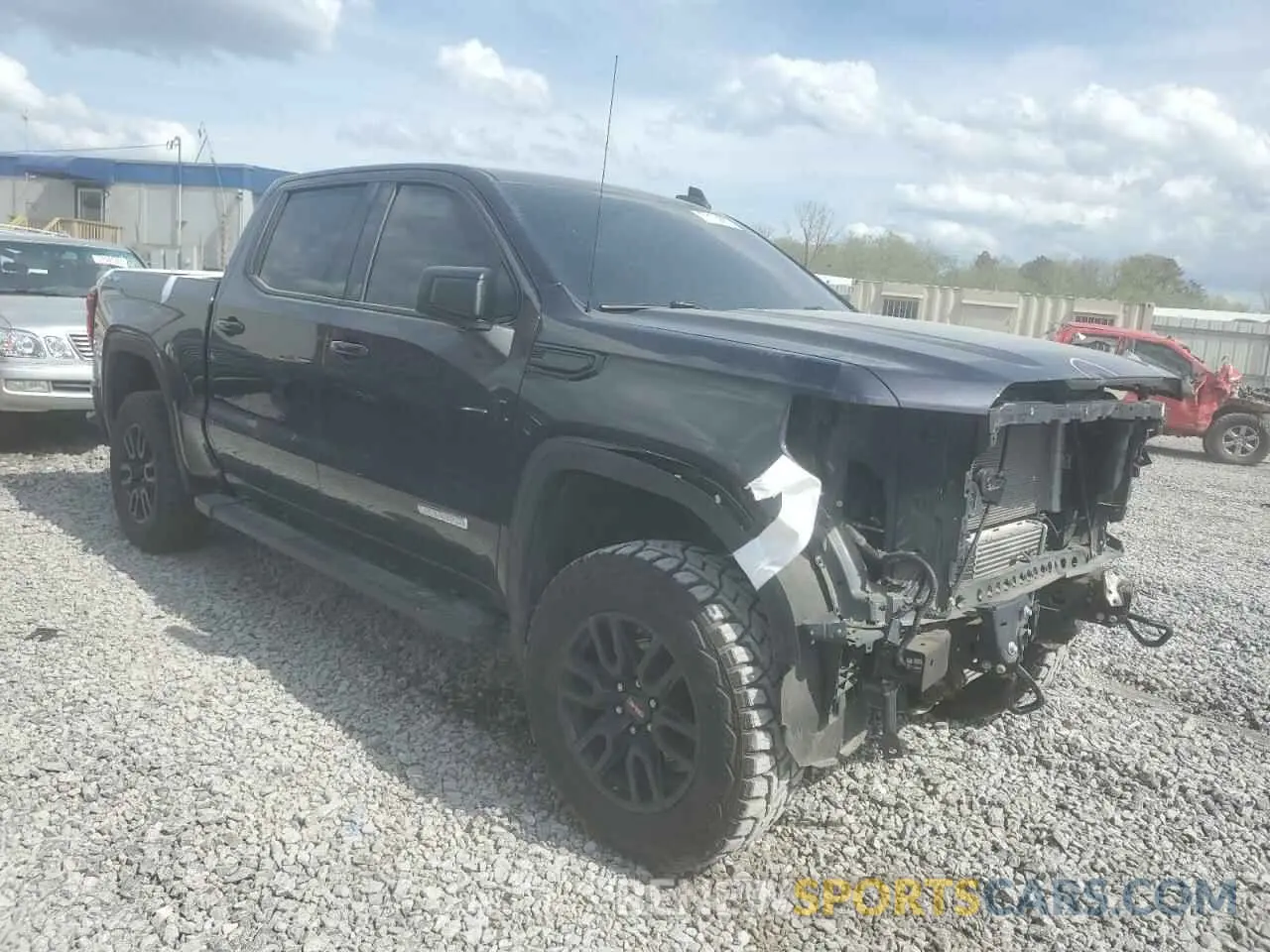 4 Photograph of a damaged car 3GTPUCEK9NG544014 GMC SIERRA 2022