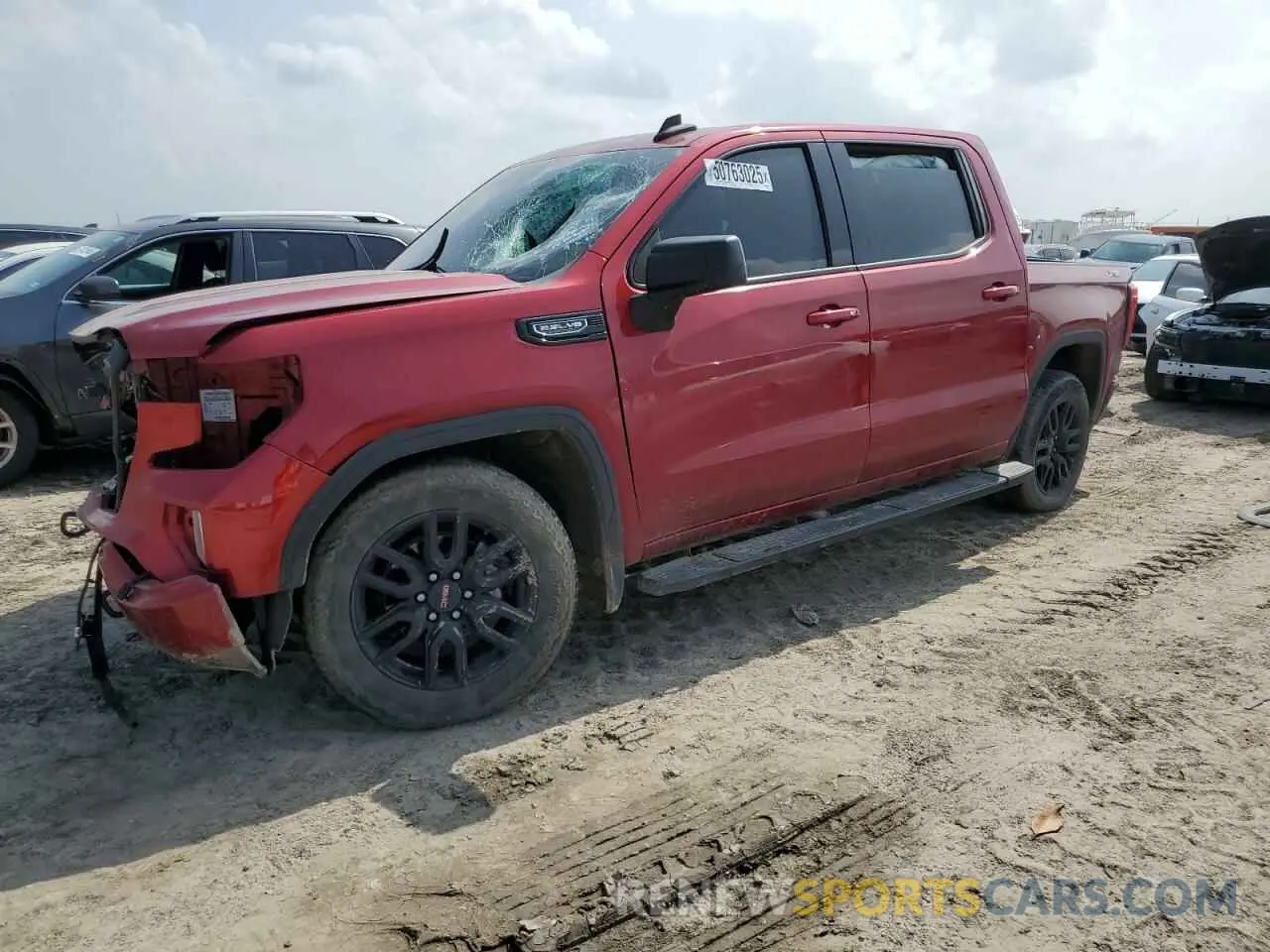 1 Photograph of a damaged car 3GTU9CED9NG161096 GMC SIERRA 2022