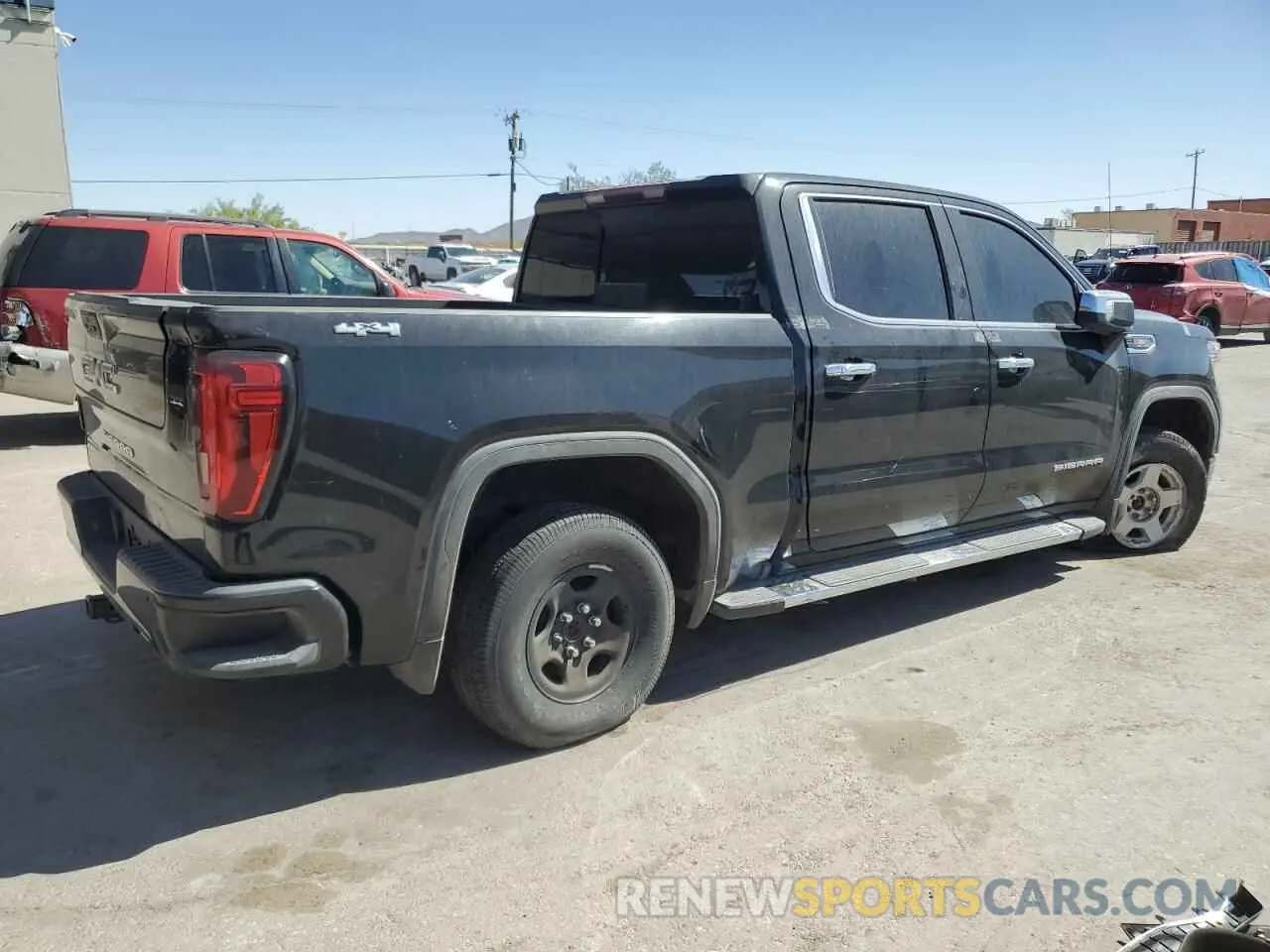 3 Photograph of a damaged car 3GTU9DED6NG145430 GMC SIERRA 2022