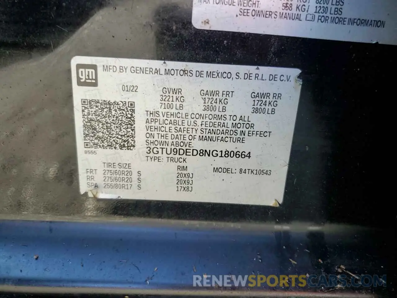 13 Photograph of a damaged car 3GTU9DED8NG180664 GMC SIERRA 2022