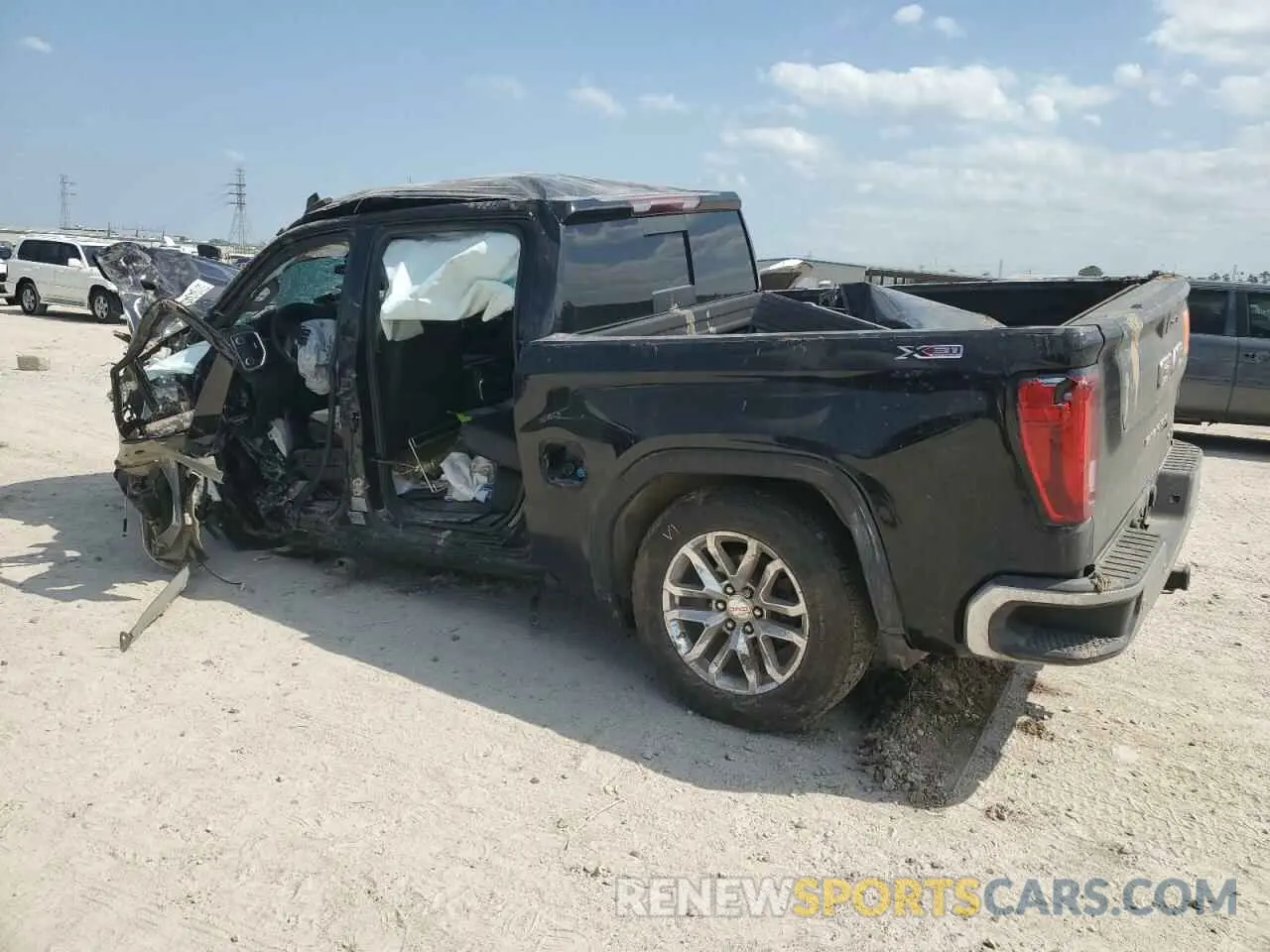 2 Photograph of a damaged car 3GTU9DET8NG174595 GMC SIERRA 2022