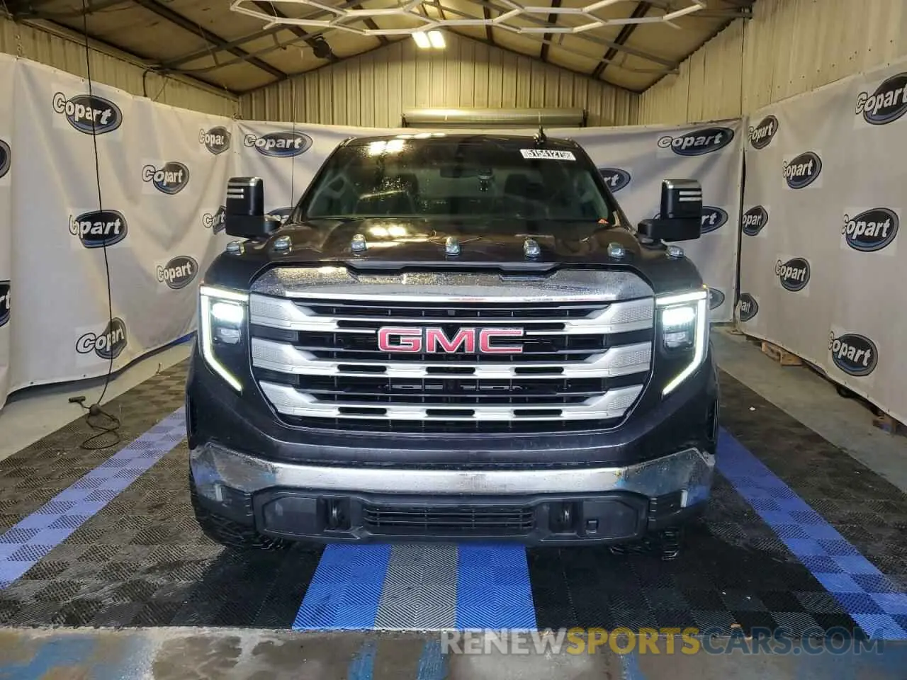 5 Фотография поврежденного автомобиля 3GTUUBET9NG636634 GMC SIERRA 2022