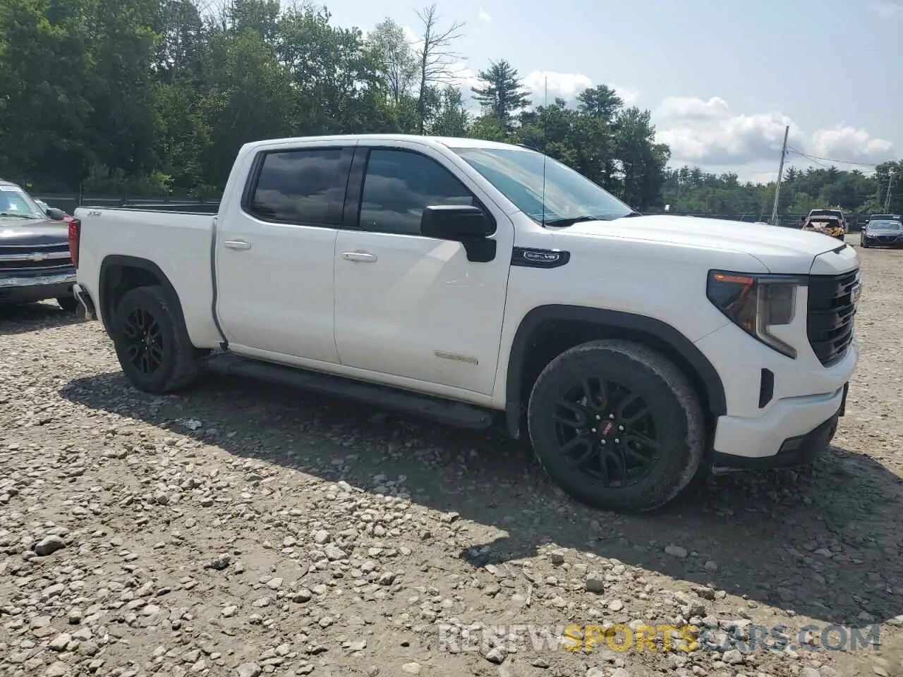 4 Фотография поврежденного автомобиля 3GTUUCED2NG592913 GMC SIERRA 2022