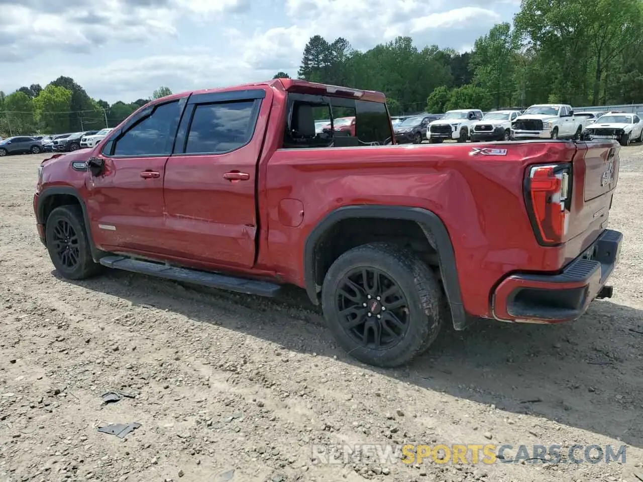 2 Photograph of a damaged car 3GTUUCED8NG610251 GMC SIERRA 2022