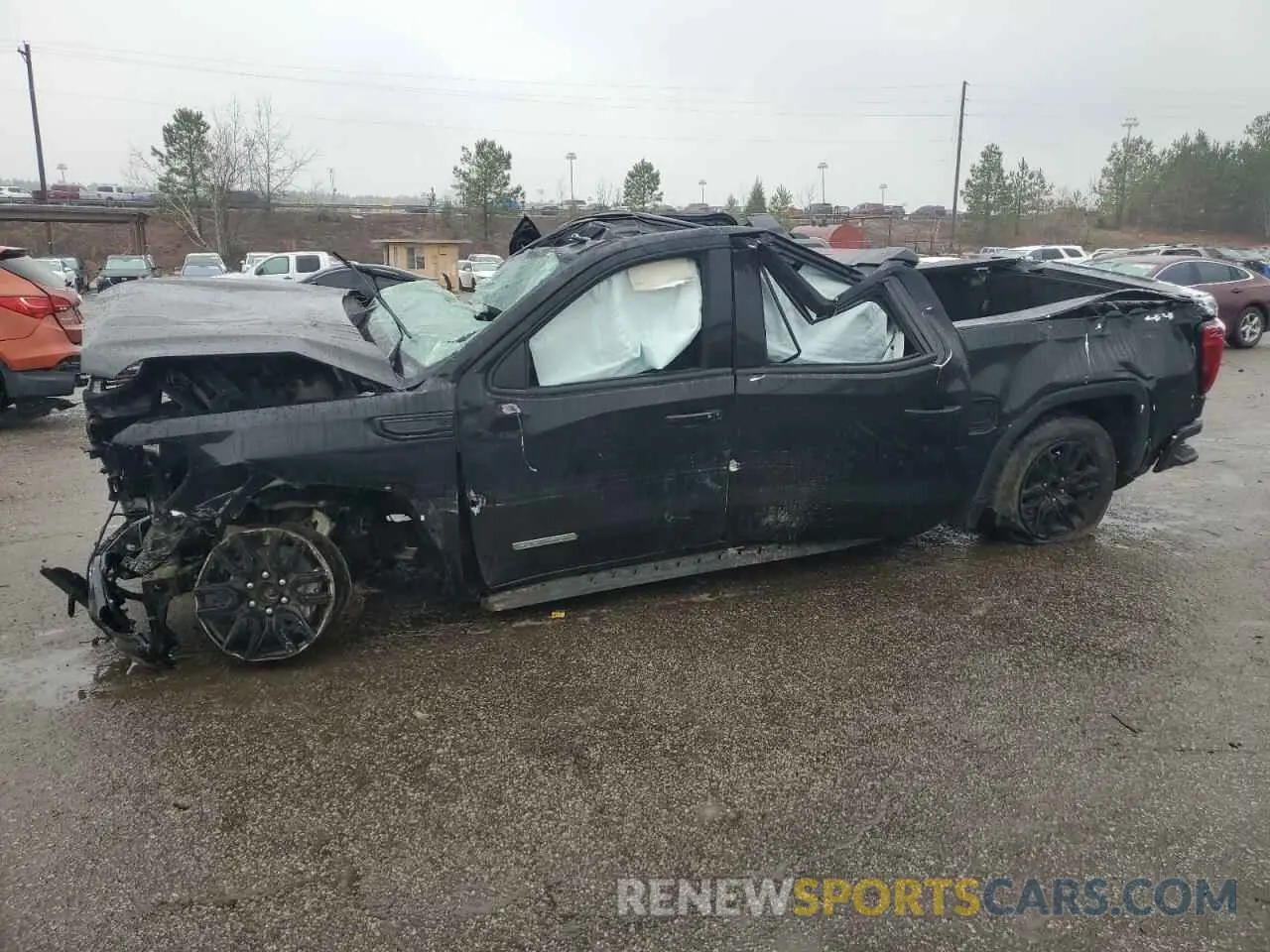 1 Photograph of a damaged car 1GTPUCEK1PZ117218 GMC SIERRA 2023