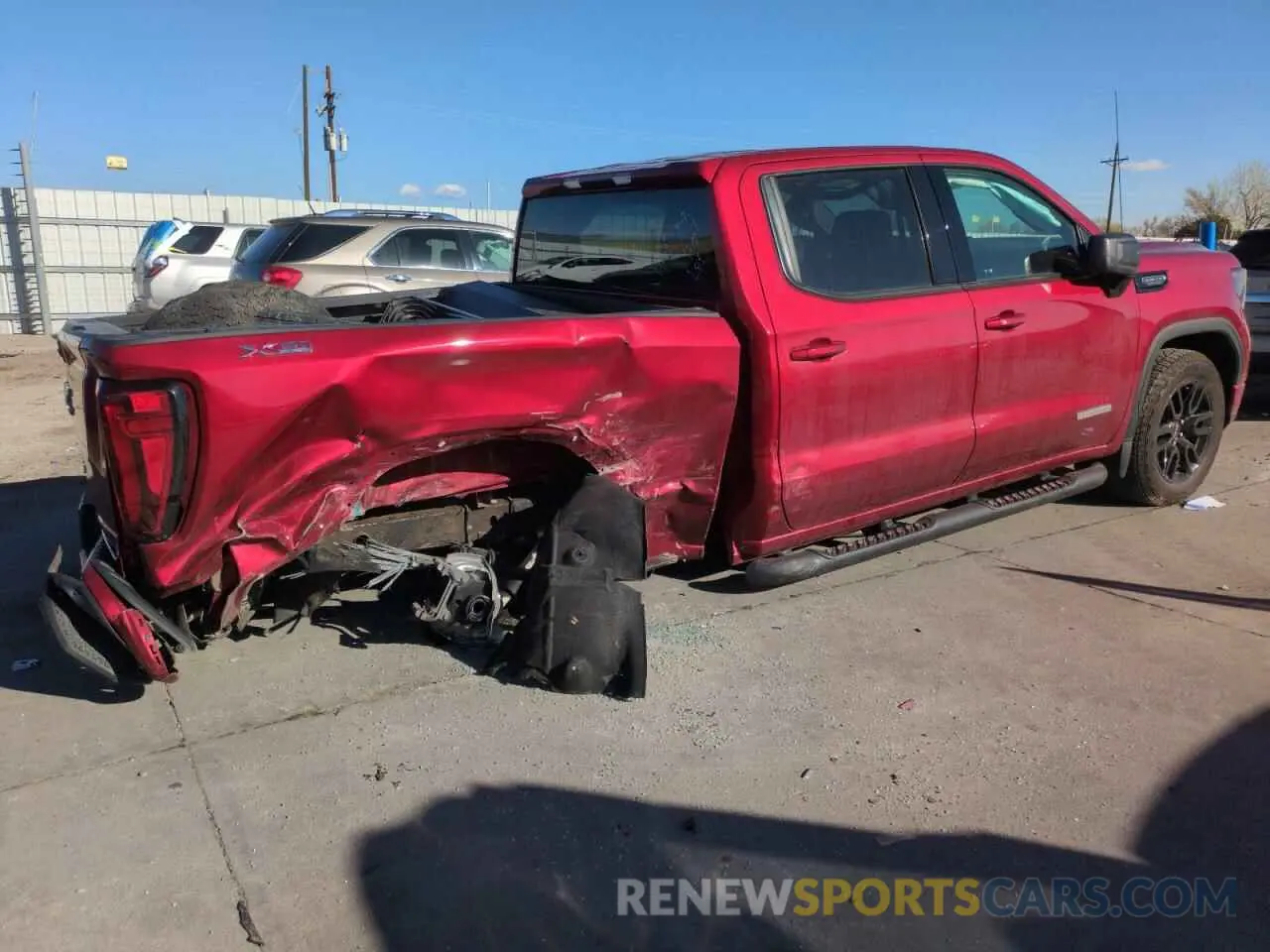 3 Photograph of a damaged car 1GTUUCED5PZ231176 GMC SIERRA 2023